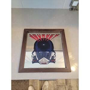 Vintage Journey Band Frontiers 1983 12X12 Carnival Fair Prize Mirror 1980's